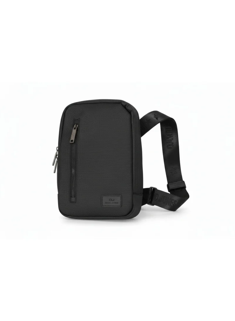 David Jones  David Jones Men's Crossbody Bag | Stylish and Durable Everyday Carry | Color Black(931103)  | Best Price UAE